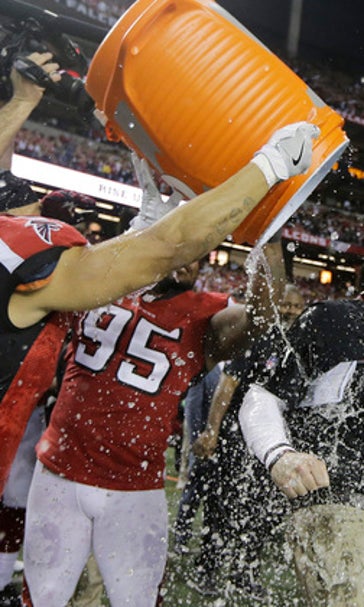 Falcons get back to work after earning trip to Super Bowl